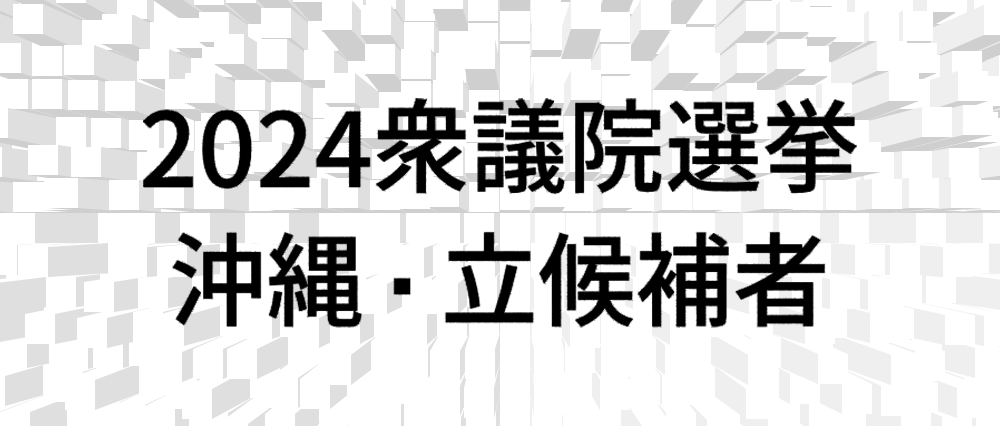 2024衆議院選挙 立候補者